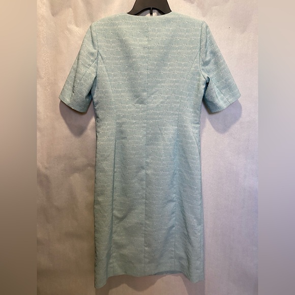 Per Se by Carlisle Bethesda Textured Midi Dress Light Mint Size 6 NWT - Picture 9 of 9